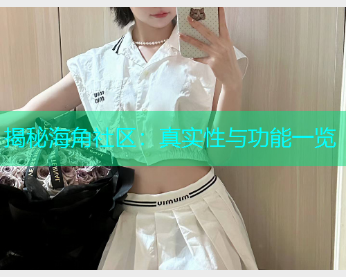 揭秘海角社区：真实性与功能一览