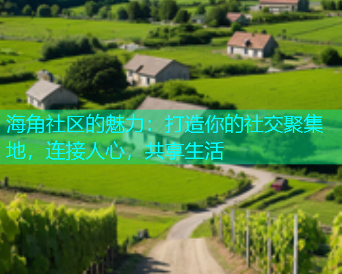 海角社区的魅力：打造你的社交聚集地，连接人心，共享生活