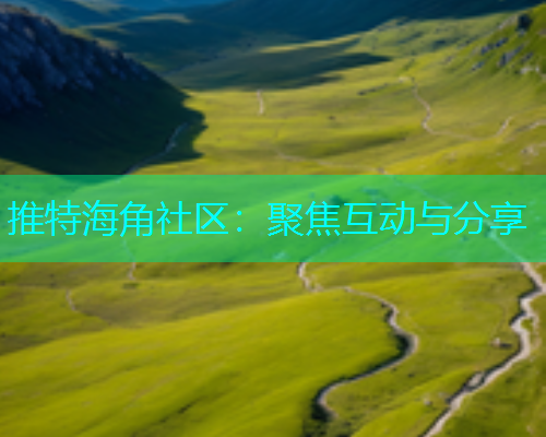 推特海角社区：聚焦互动与分享