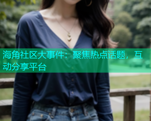 海角社区大事件：聚焦热点话题，互动分享平台