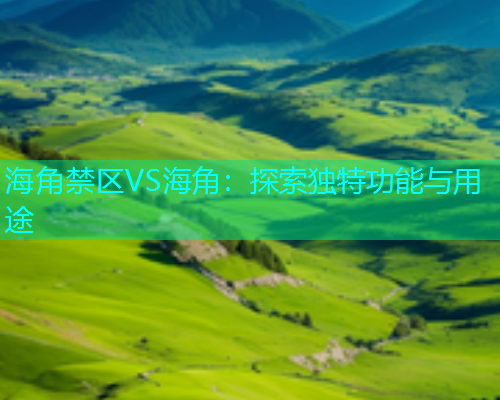 海角禁区VS海角：探索独特功能与用途