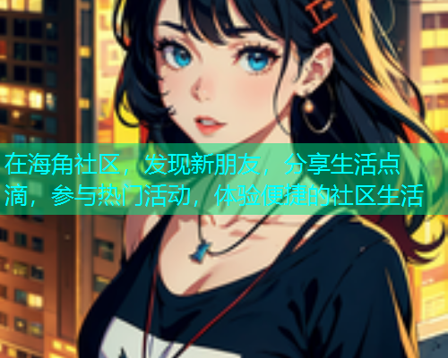 在海角社区,发现新朋友,分享生活点滴,参与热门活动,体验便捷的社区生活 在海角社区,发现新朋友,分享生活点滴,参与热门活动,体验便捷的社区生活