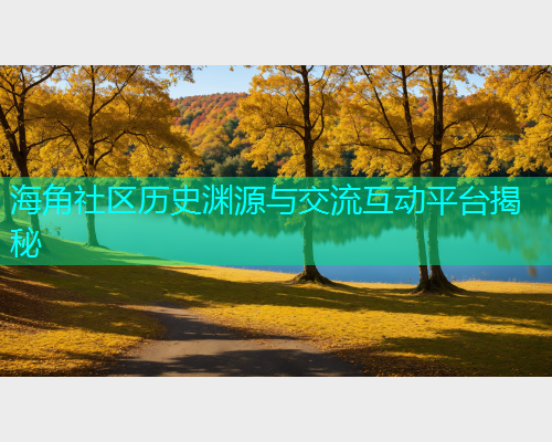 海角社区历史渊源与交流互动平台揭秘 海角社区历史渊源与交流互动平台揭秘