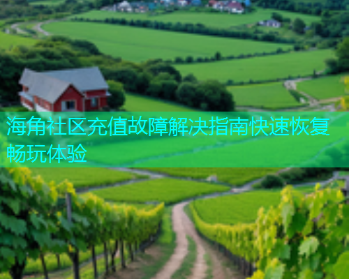 海角社区充值故障解决指南快速恢复畅玩体验